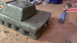 Е-100 из пластилина