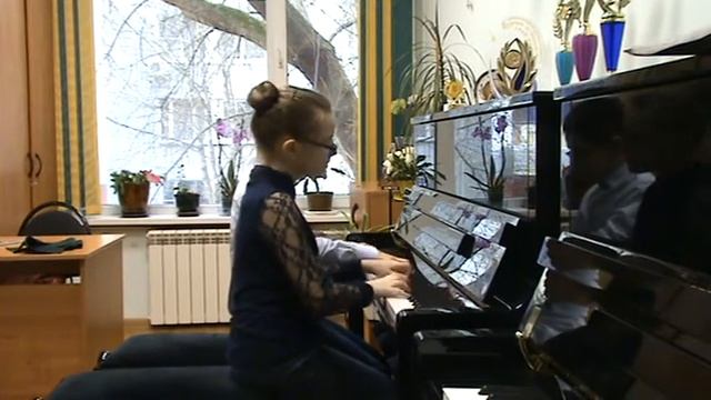 В. Гаврилин "Полька-пипирка". Борисова Анастасия и Нурматов Умархон. смотреть онлайн