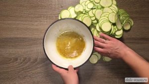 Маринованные кабачки быстрого приготовления (за 30 минут). Вкуснющие..!