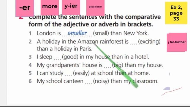 Grade 6 Comparatives and Superlatives смотреть онлайн