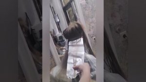 Мелирование через расчёску.