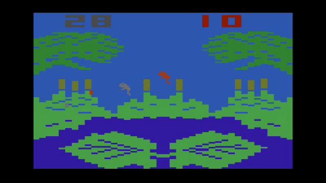 Frogs and Flies for the Atari 2600 смотреть онлайн