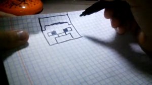 Как нарисовать Стива из майнкрафта по клеточкам