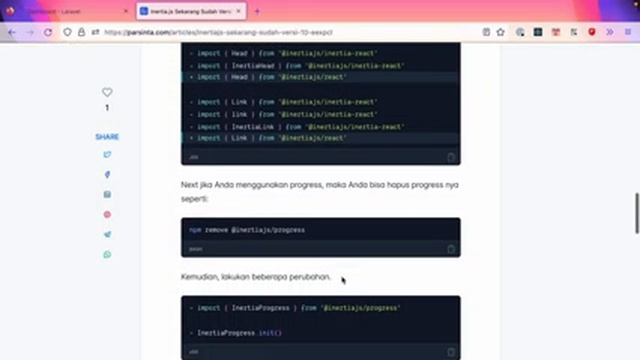 Upgrade Inertia js Ke Versi 1.0 смотреть онлайн