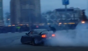 Дрифт Авто шоу Street Fighters Crew у ТРК ЛЕТО в честь выхода Форсаж 7 Санкт-Петербург