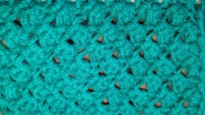 Простой узор спицами