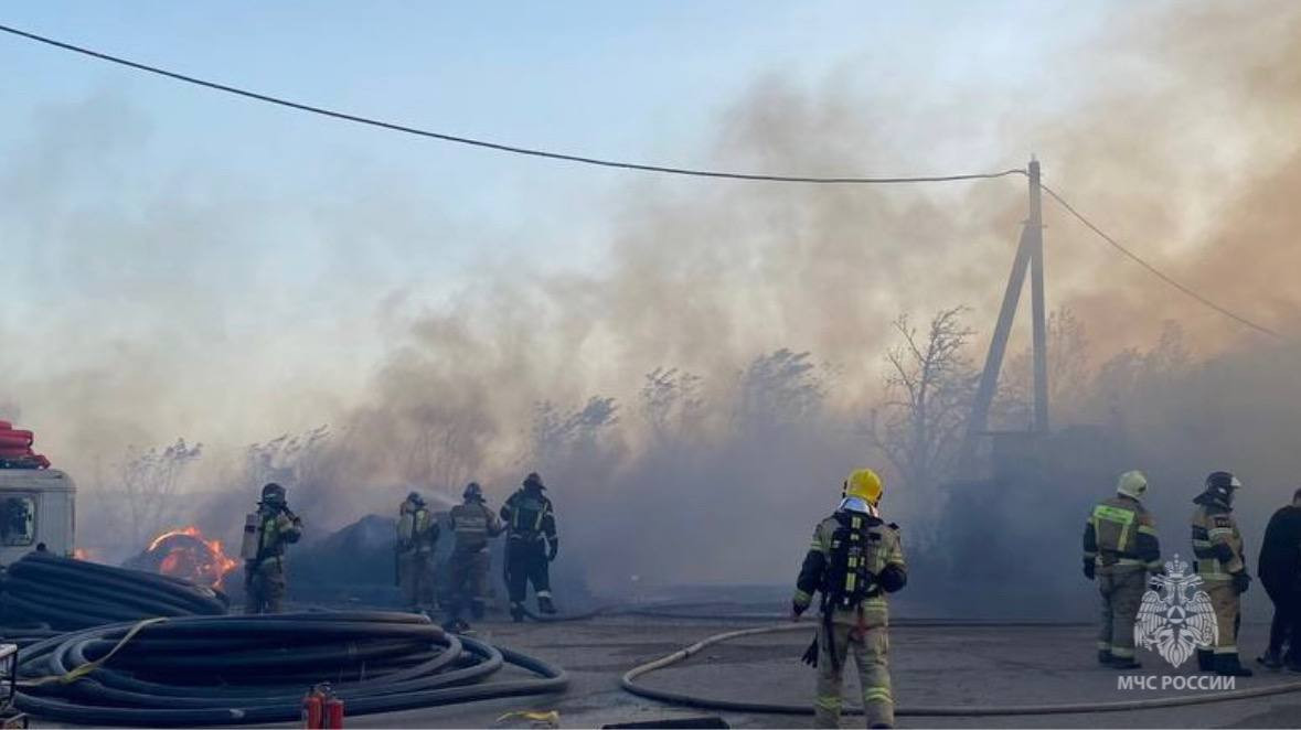 Пожар на кавказе. Пожар в Ставрополе.