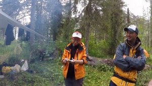 Дикая кухня - Жарим Хариуса на Рыбалке в Горном Алтае на Oзере Тальмень