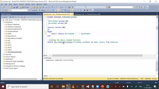 SQL Server Functions