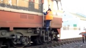 Полное опробование автотормозов на станции пассажирского поезда