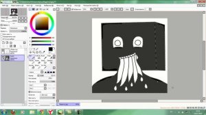 #3 Как рисовать няшку .Paint tool sai