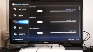 SAMSUNG SMART TV MONITOR TB750(T27B750)-Connect Share(USB Movie&Photo&Music playing)