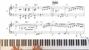 C’est Si Bon/It’s So Good/Jazz Solo Piano Project/download for free transcription/arr.HansPiano/무료악