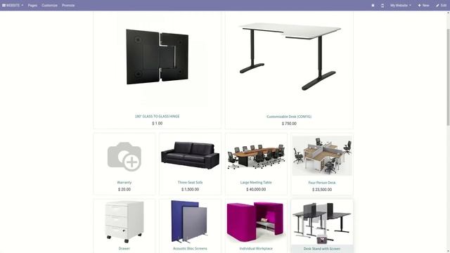 Add to Cart AJAX Odoo