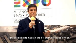 Ambassador Expo Milano 2015 Javier Zanetti eng