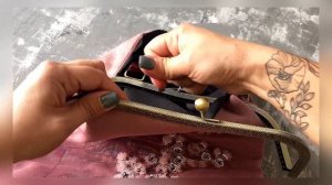 Как пришить фермуар. Мастер класс