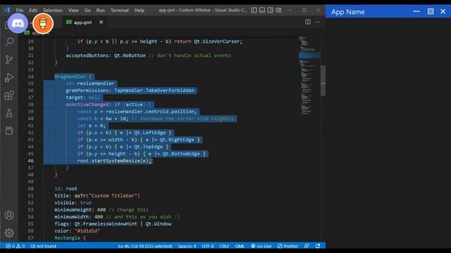 CUSTOM Title Bar USING PySide6 and QML! [SOURCE CODE]