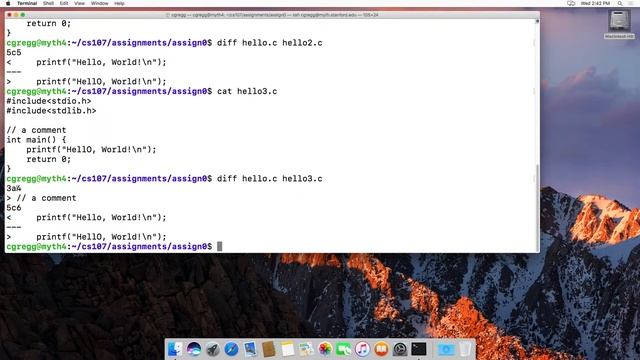 The diff command in linux смотреть онлайн