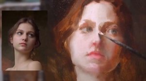 Написание портрета девушки маслом в стиле Sargent