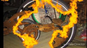 Максоход Евпатория :) Деревянный трёх колёсный велосипед :)