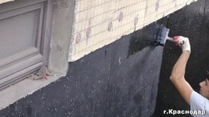 Гидроизоляция фундамента Жидкой резиной на основе КАУЧУКА