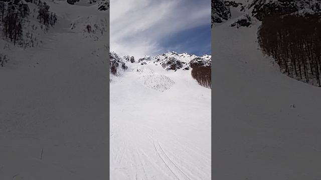 Зимние горы Красной поляны смотреть онлайн