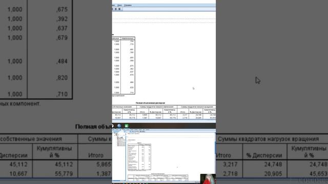 13. Факторный анализ в программе SPSS. Интерпретация таблиц.