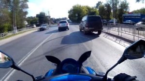 Quantum 50. Одна из первых поездок по городу. Мопед на обкатке, а я  доволен покупкой!