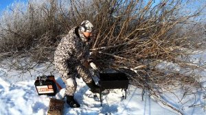 Тонны рыбы в НАНО ручье ЁКЛМН Рыбалка 2019 Рыбалка на паук зимой и рыба на мангале.Рыбалка на КАРАС