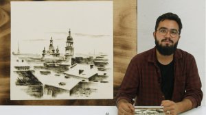 Экспресс-урок в технике «сухая кисть» | Рисуем Санкт-Петербург