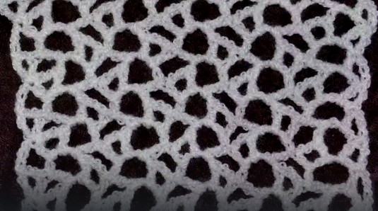 ♦ Красивая сеточка крючком смотреть онлайн