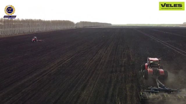 Предпосевная культивация VELES АН-8 ПАВ на севе свеклы. смотреть онлайн