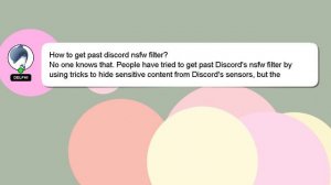 How to get past discord nsfw filter?