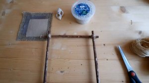 Создаю красивое морское панно из природных материалов