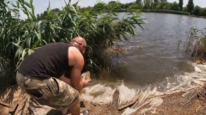 Карп на поплавок в сильную жару