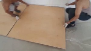 Устройство основания для спортивного паркета