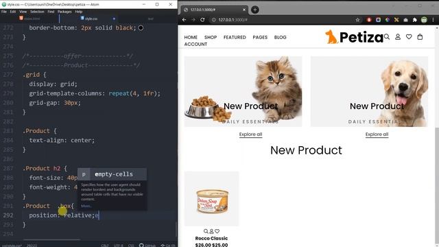 Responsive Ecommerce Website Using HTML CSS JAVASCRIPT (How To Make An e-commerce Website)