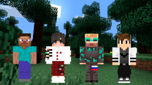 играю с ДРУЗЬЯМИ в майнкрафт