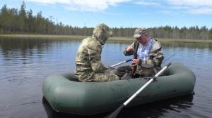 Рыбалка на ламбушке. Спиннинг, квадраты,ловля щуки и окуня.