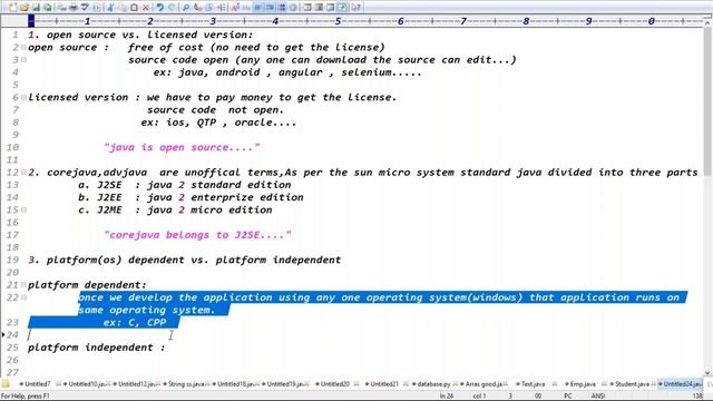 CORE JAVA + ADV. JAVA tutorials || Demo - 2 || by Mr. Ram On 27-07-2021 @5PM IST смотреть онлайн