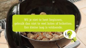 Hoe voorkom ik dat het vlees of vis op mijn barbecue aanbrandt?