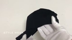Бейсболка STYLE WEAR черная кепка женская мужская унисекс детская для девочки мальчика подарок