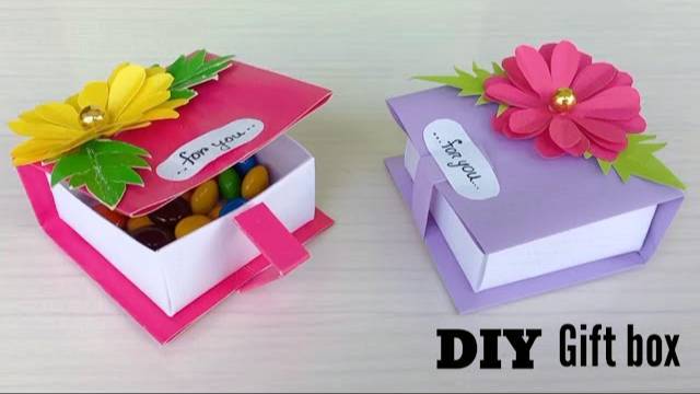 DIY GIFT BOX IDEAS | Gift Ideas | Gift Box /Handmade gift box idea /origami box /Gift box for friend смотреть онлайн