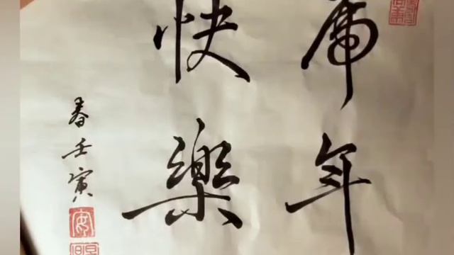 ГОД ТИГРА: пишем новогоднее поздравление 虎年快樂! КИТАЙСКАЯ КАЛЛИГРАФИЯ смотреть онлайн