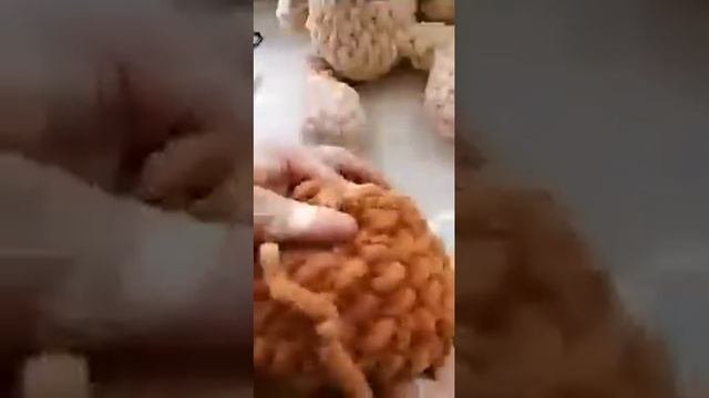 МК Часть 3. Вяжем Мишутку без спиц и крючка