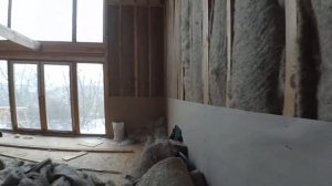 Каркасный дом. Льняной утеплитель.