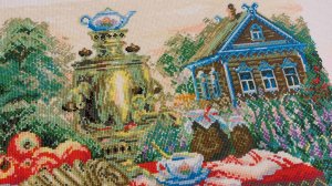 Деревенский натюрморт - Матренин посад. Вышивка на заказ