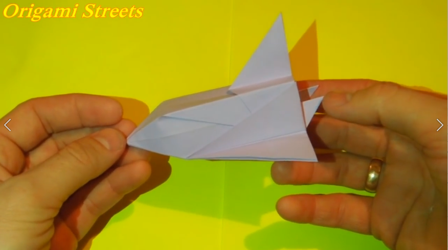 Как сделать космический шатл из бумаги. Оригами космический шаттл.mp4 смотреть онлайн