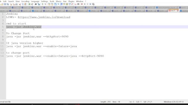How to download and Install Jenkins in windows || Command to start Jenkins || How to change port смотреть онлайн