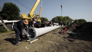 Монтаж опоры двойного назначения ОДН-30 (опора сотовой связи)